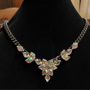 Charming Charlie resin crystal ab necklace